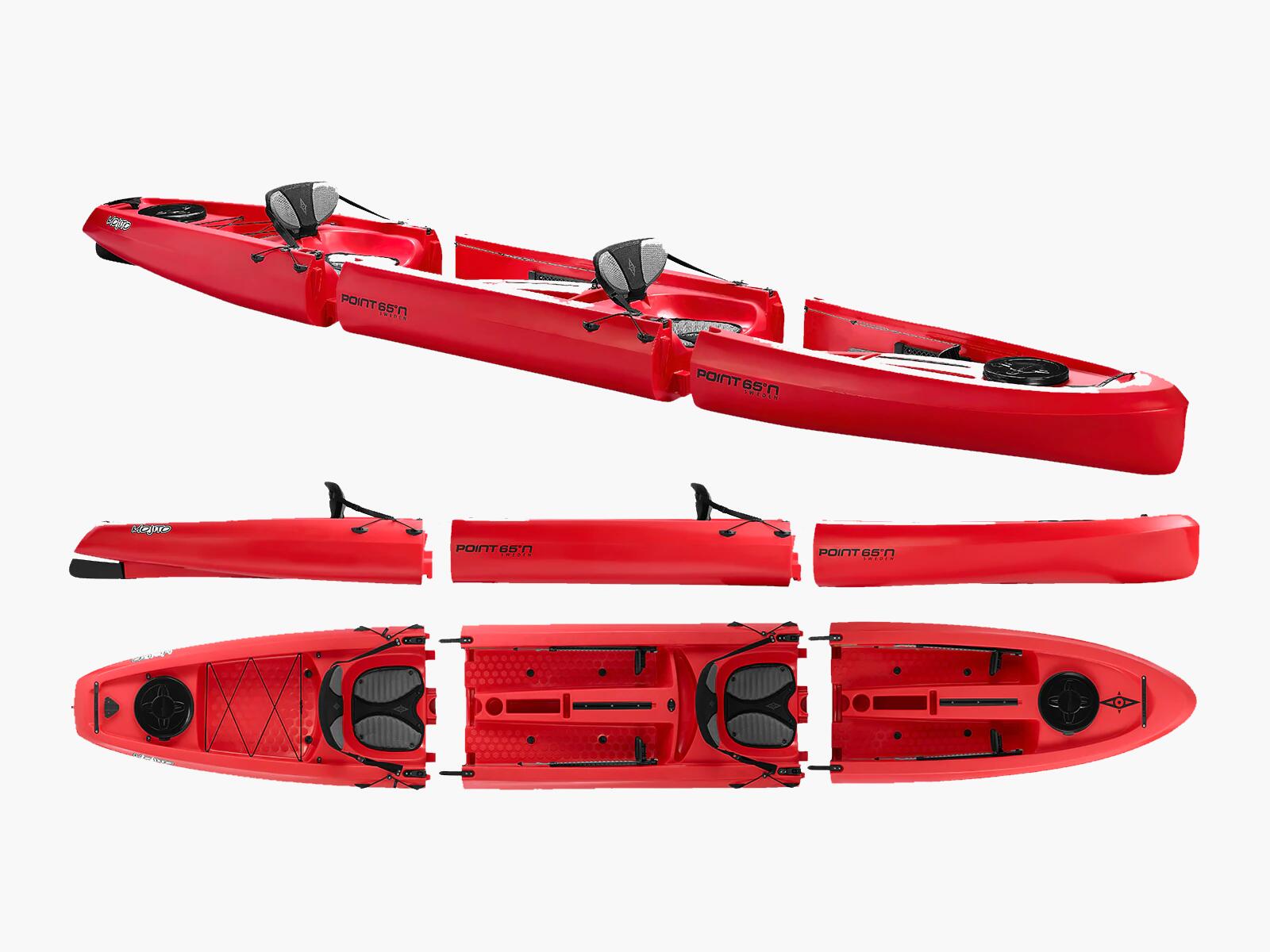 POINT 65 Kayak modular sit-on-top de dois lugares - Adulto - MOJITODUO