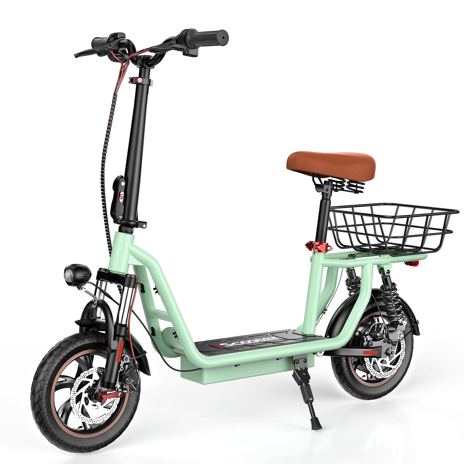 Trotinete elétrica com assento iscooter i12 36v 7.5ah