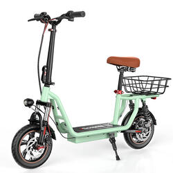 Trottinette électrique iScooter i12 avec siège 12 pouces, 36 V, 7,5 Ah