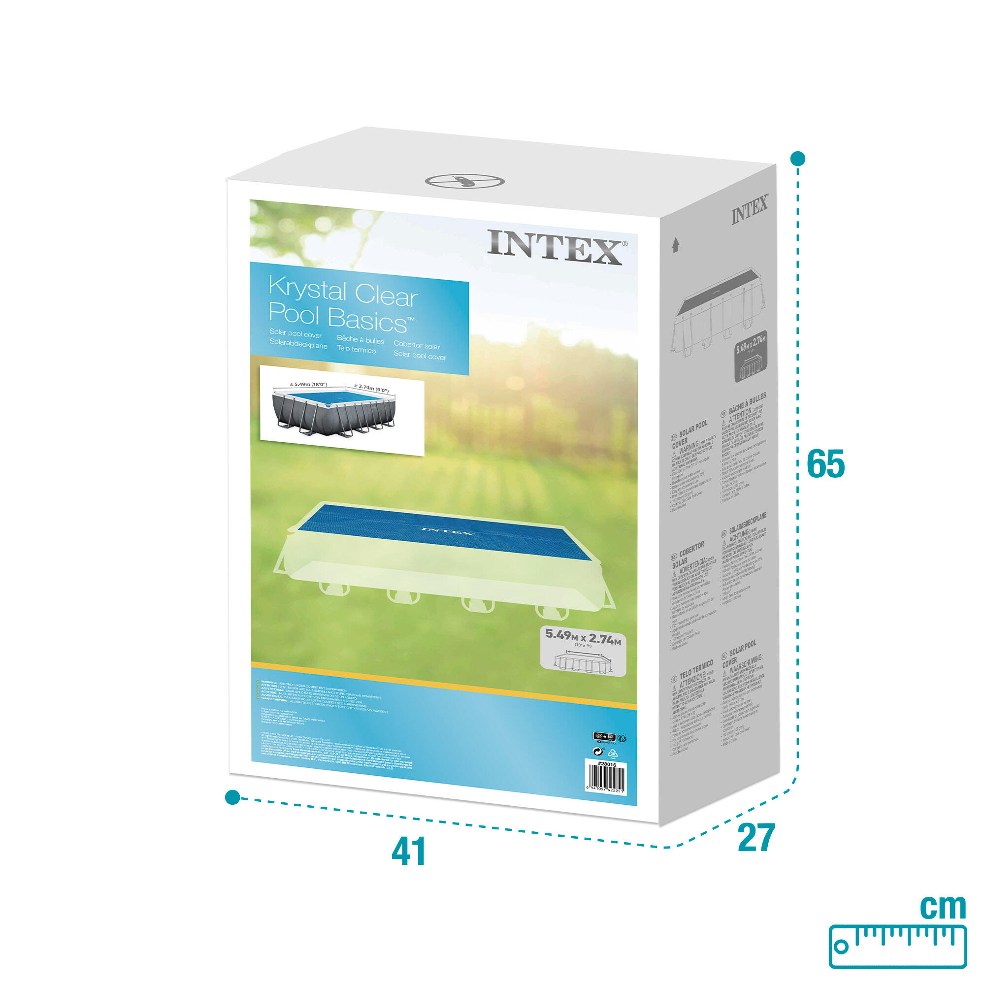 Intex 28016 - Telo Termico Piscina Rettangolare, 549x274 cm 7/7