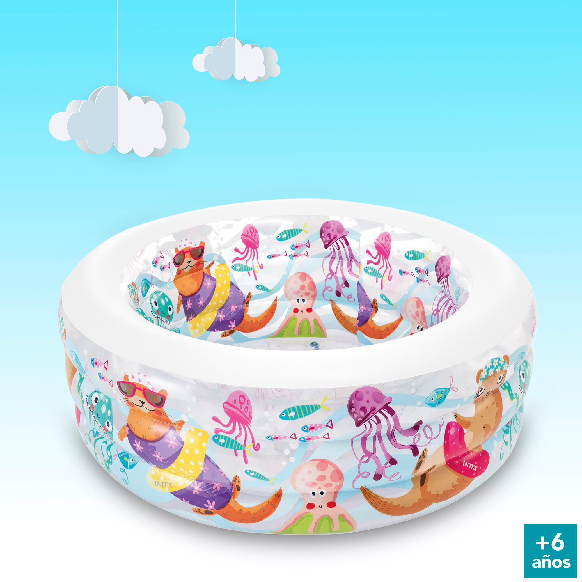 Piscina hinchable intex acuario 152x56cm - 360 litros 5/7