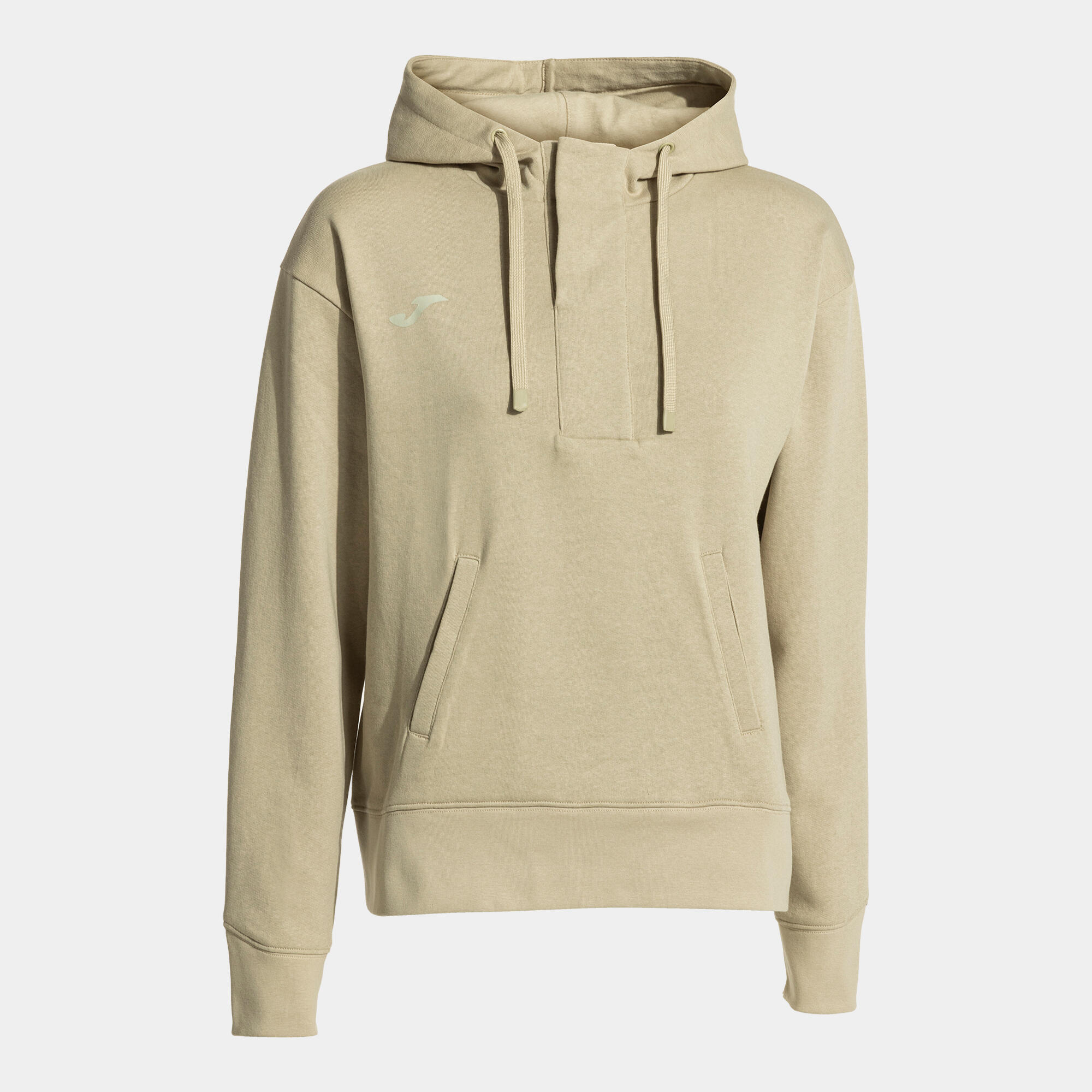 Camisola com capuz mulher joma street generation bege