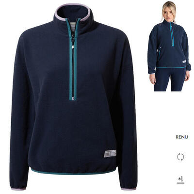 Craghoppers - funktioneller Microfleece Pulli CO2 Renu Half Zip. white