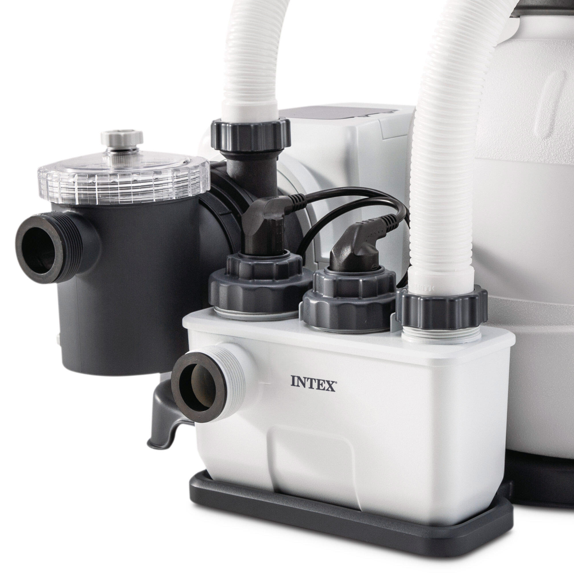 Sistema combinado INTEX depuradora arena y clorador salino eco 7 g/h - 32000 l 7/7