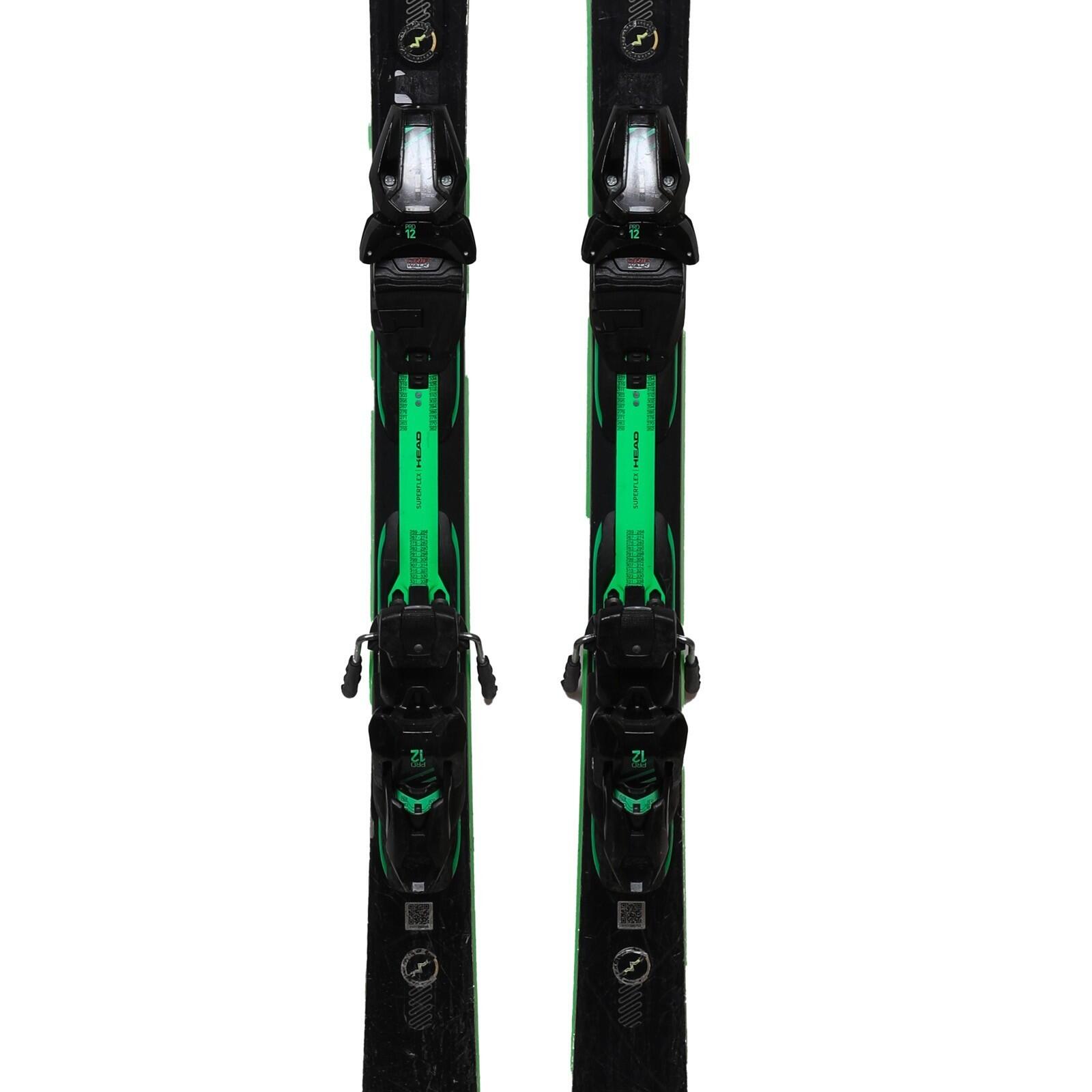 RECONDITIONNE - Ski Head Supershape E Magnum + Fixations 3/4