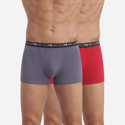 Lot de 2 Boxer homme Coton Strech