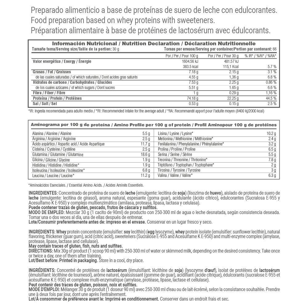 Whey protein80 - 500g Rêves de fraises de MASmusculo 5/6