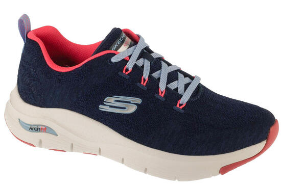 Schuhe Skechers Arch Fit Comfy Wave marineblau