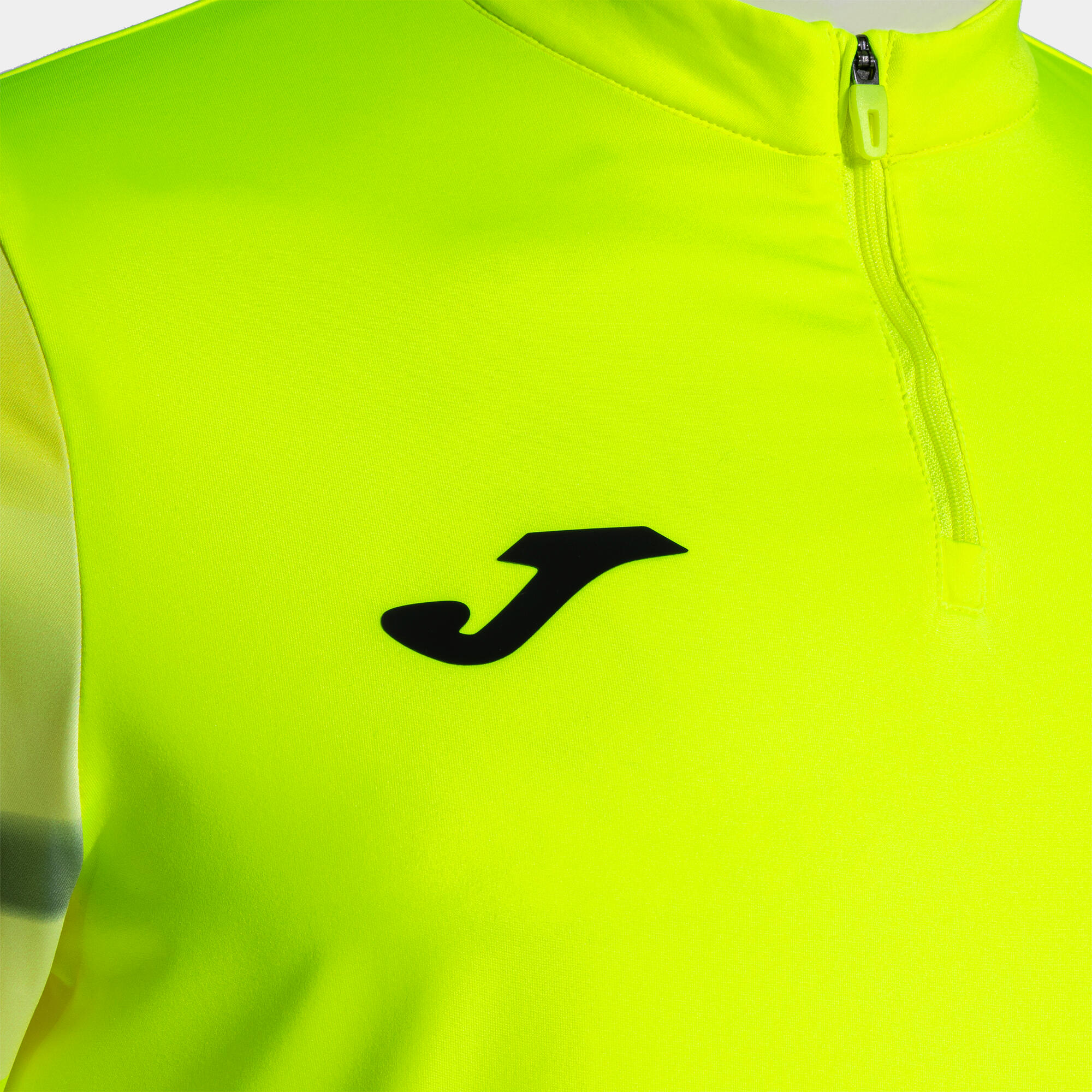 Sudadera Running Hombre Joma Elite XI Amarillo Flúor 3/5