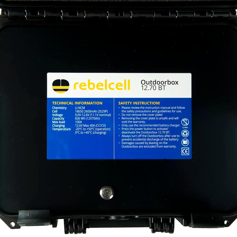 Rebelcell Outdoorbox 12Volt 115Ah BT 5/7