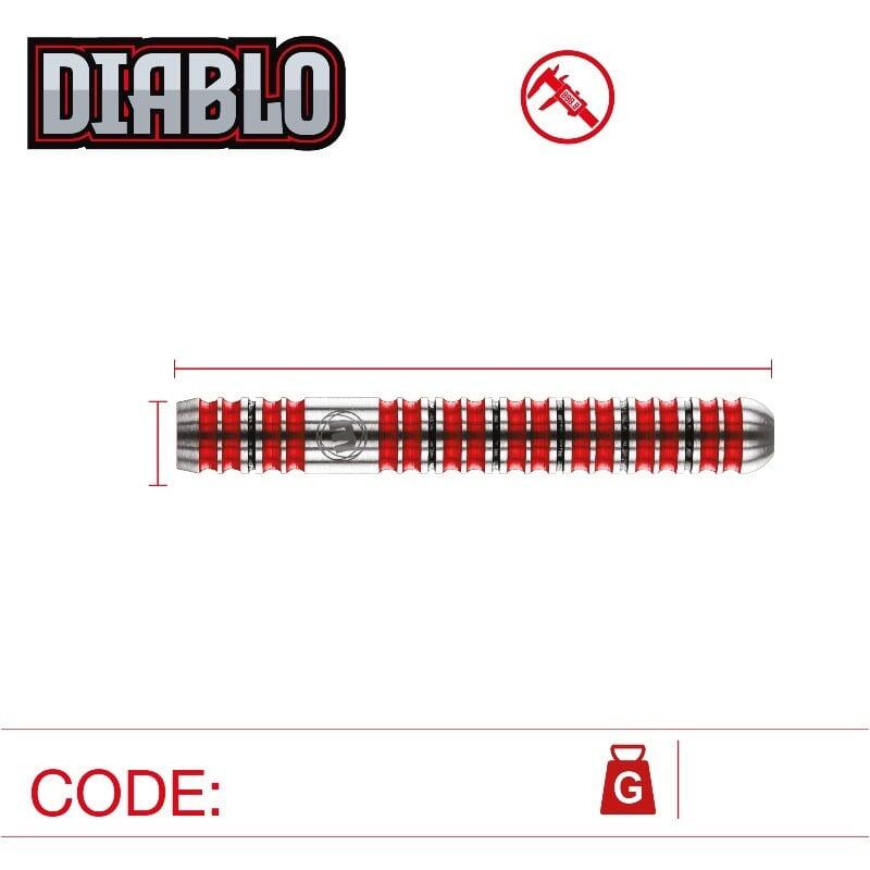 Winmau Steeldart Diablo 22g 4/7