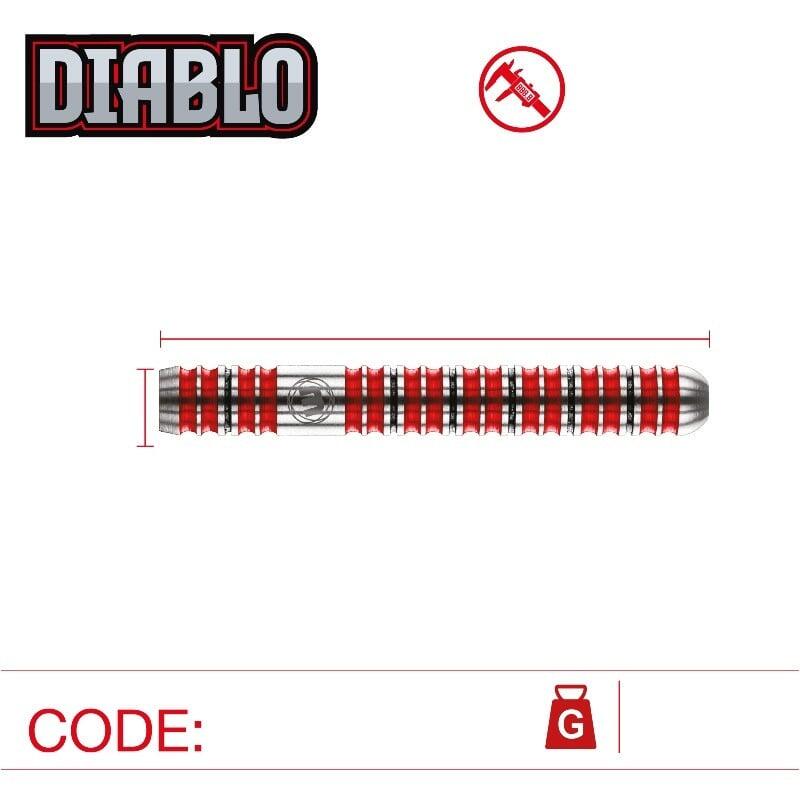 Winmau Steeldart Diablo 22g 6/7