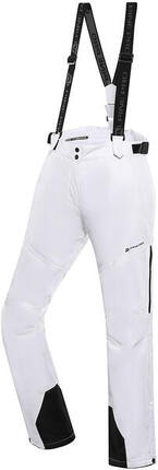 Pantalons de Ski pour Femmes Alpine Pro Osaga White XL - Imperméables et Chauds