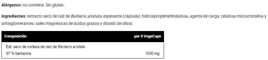 Berberina 500mg - 90 Cápsulas VitoBest 3/4