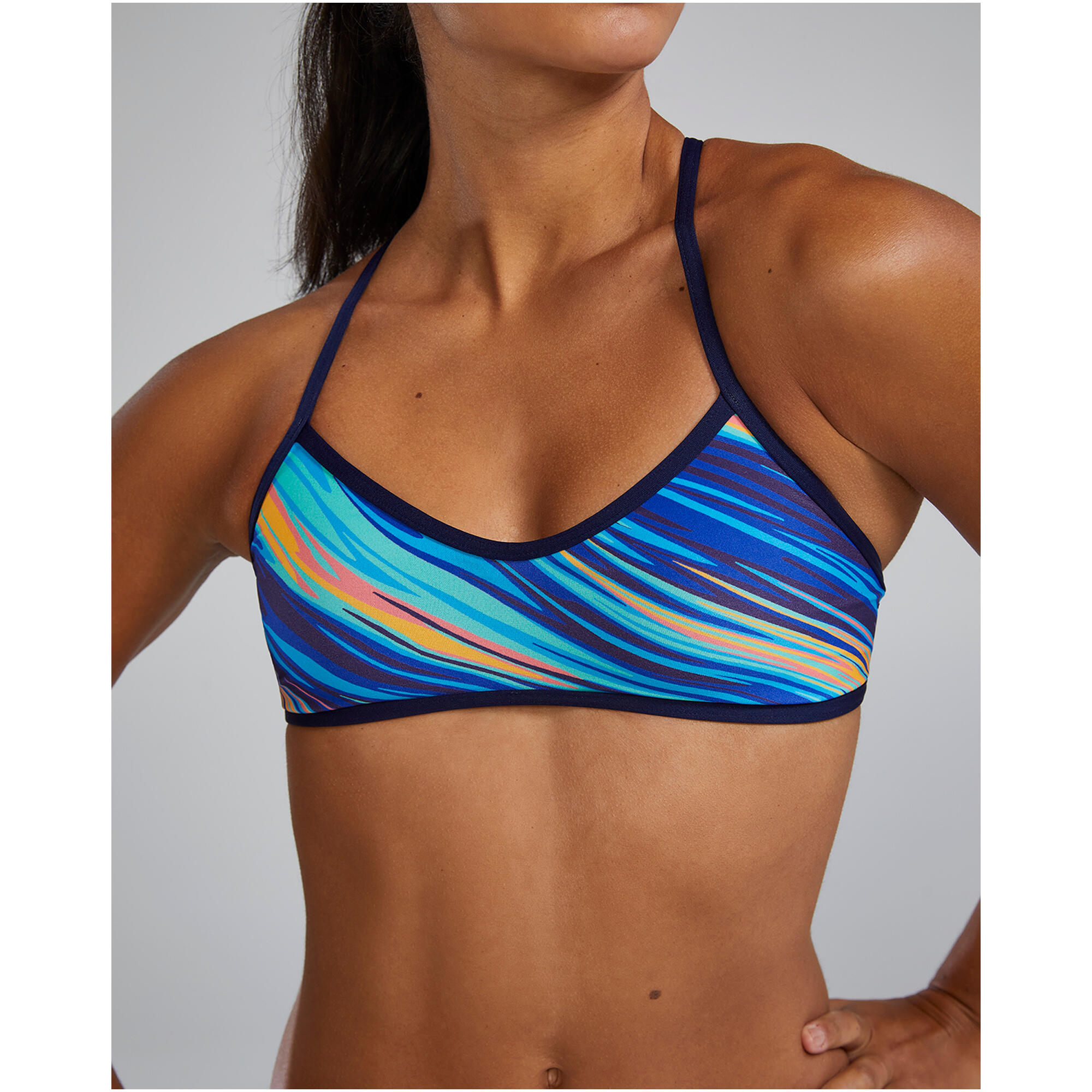 Góra bikini damskie TYR Trinity Top 6/7