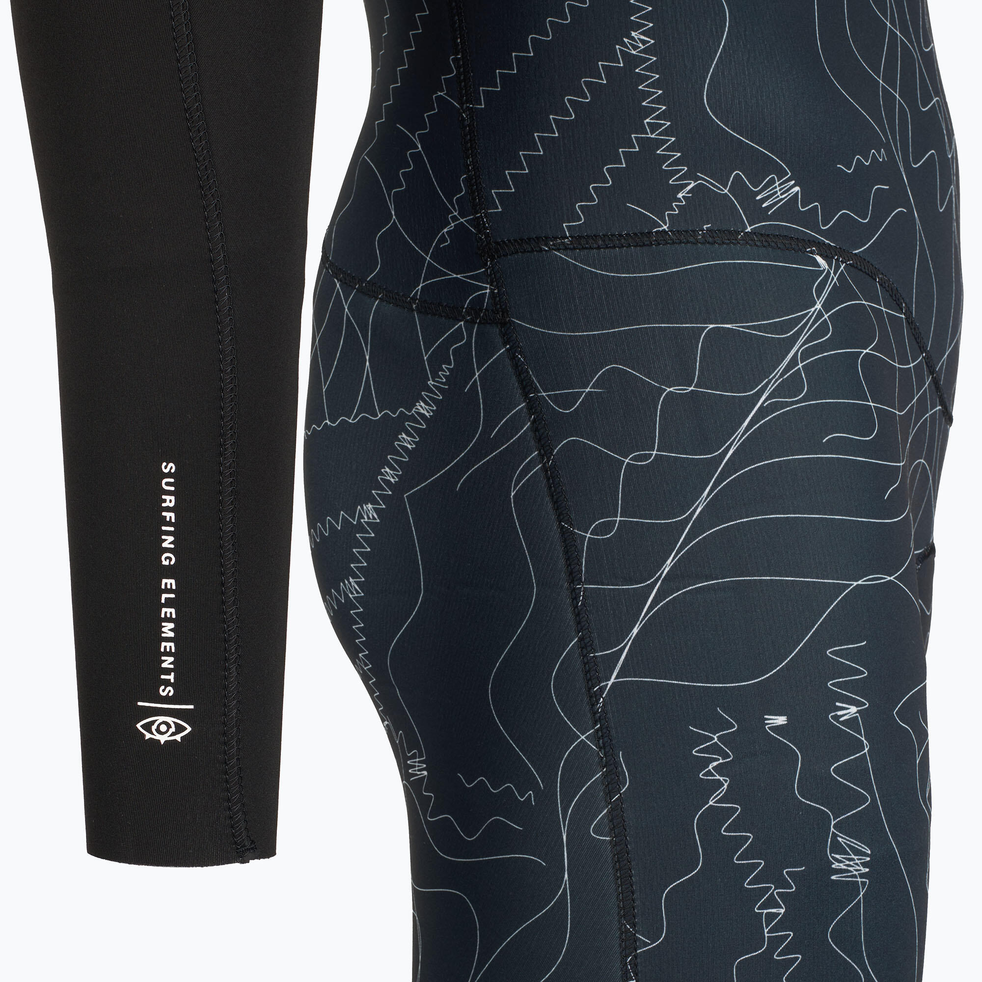 Pianka do pływania męska ION Seek Core 3/2 mm Front Zip 5/5