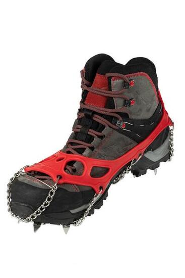 Schuhspikes winterwandern Pro Traxion Lite rot