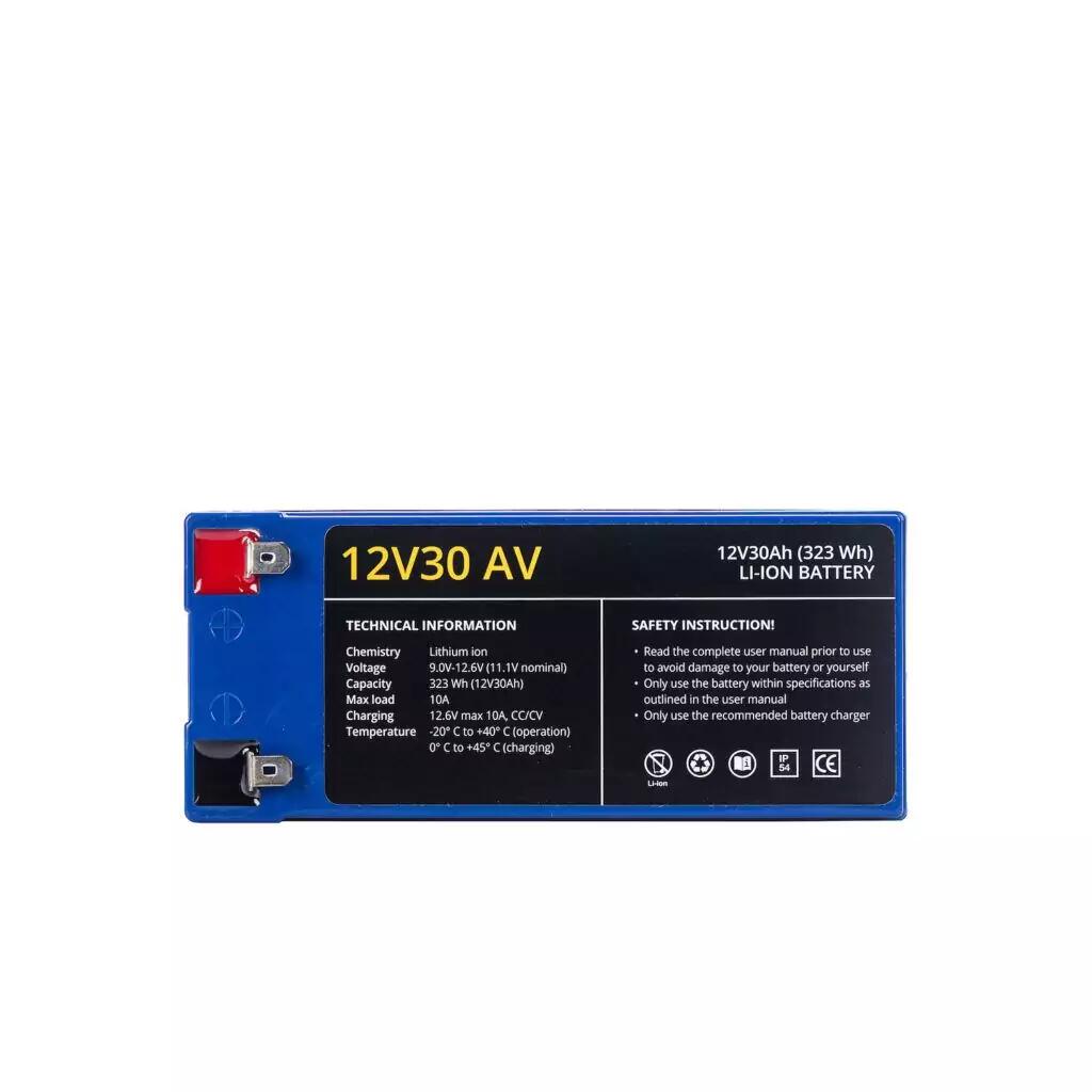 Rebelcell 12V 30Ah AV Lithium accu 3/5