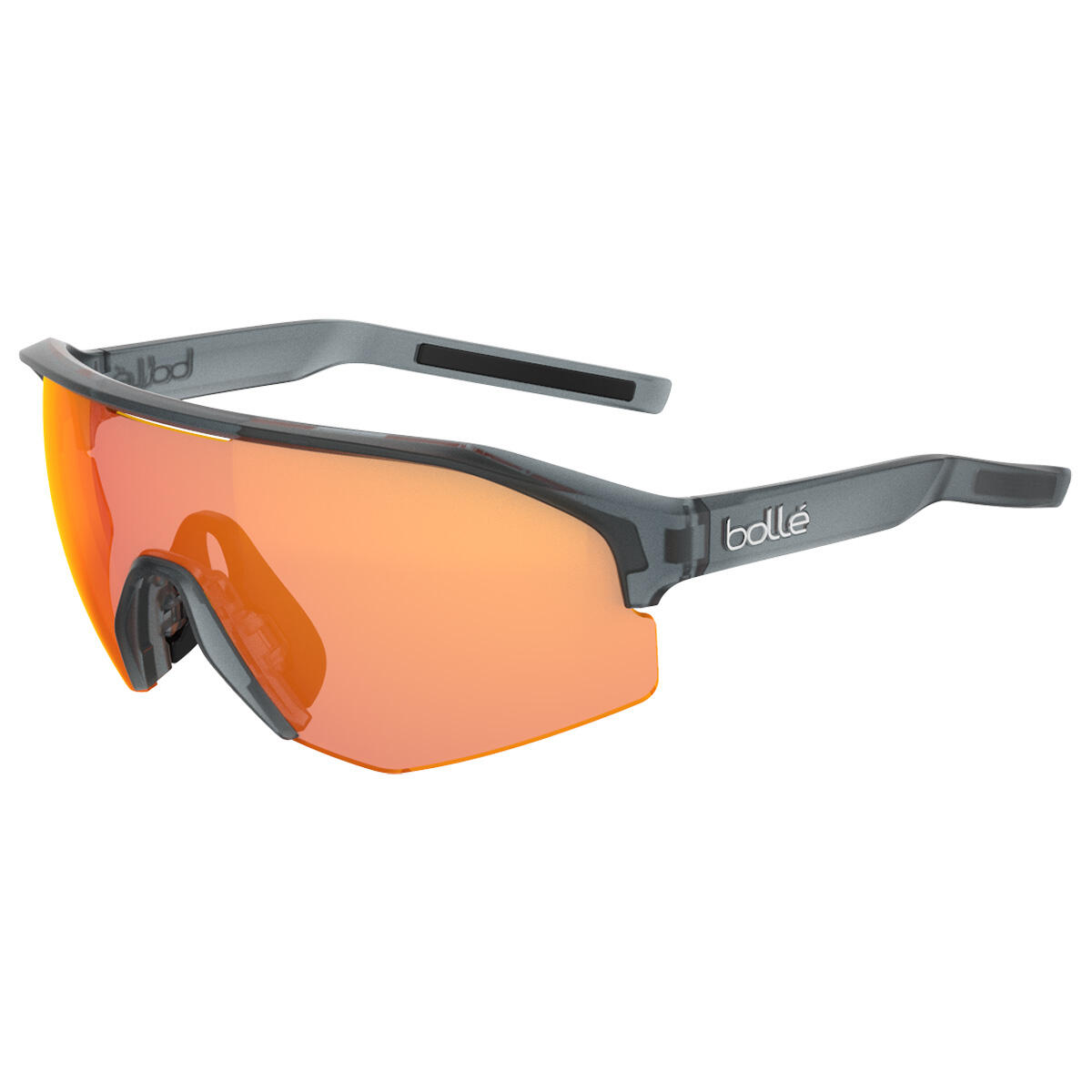 Bollé - Lunettes De Soleil Lightshifter Xl Black Frost - Phantom Brown Red Photochromic - Lunettes De Soleil - Jaune|noir|orange - Taille Unique - Decathlon