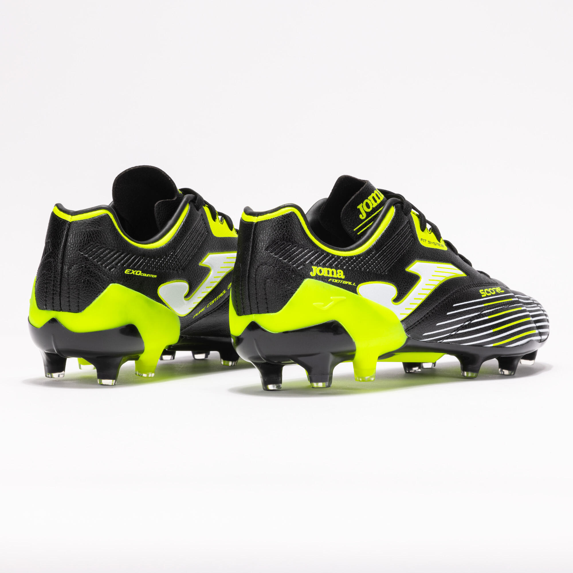 Chuteiras Futebol Adulto Joma Score 25 FG Preto 3/5
