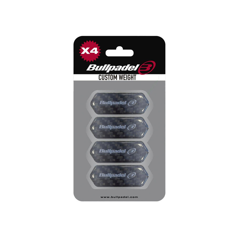 BULLPADEL Blister (4 Pcs) Protector Bullpadel Custom Weight Preto