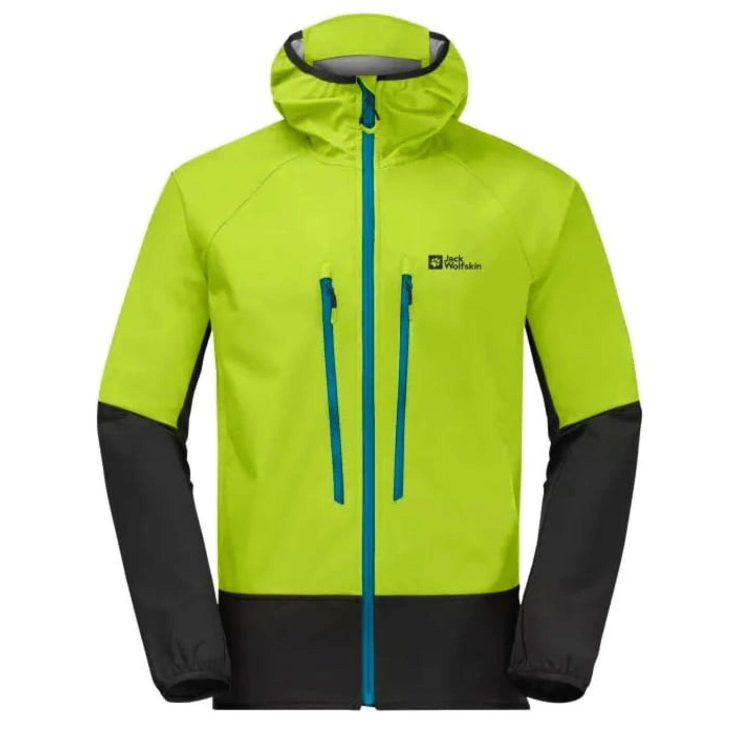 Jack Wolfskin - Veste De Randonnée Homme Jack Wolfskin Alpspitze Recco Softshell - Blouson - Vert - Decathlon
