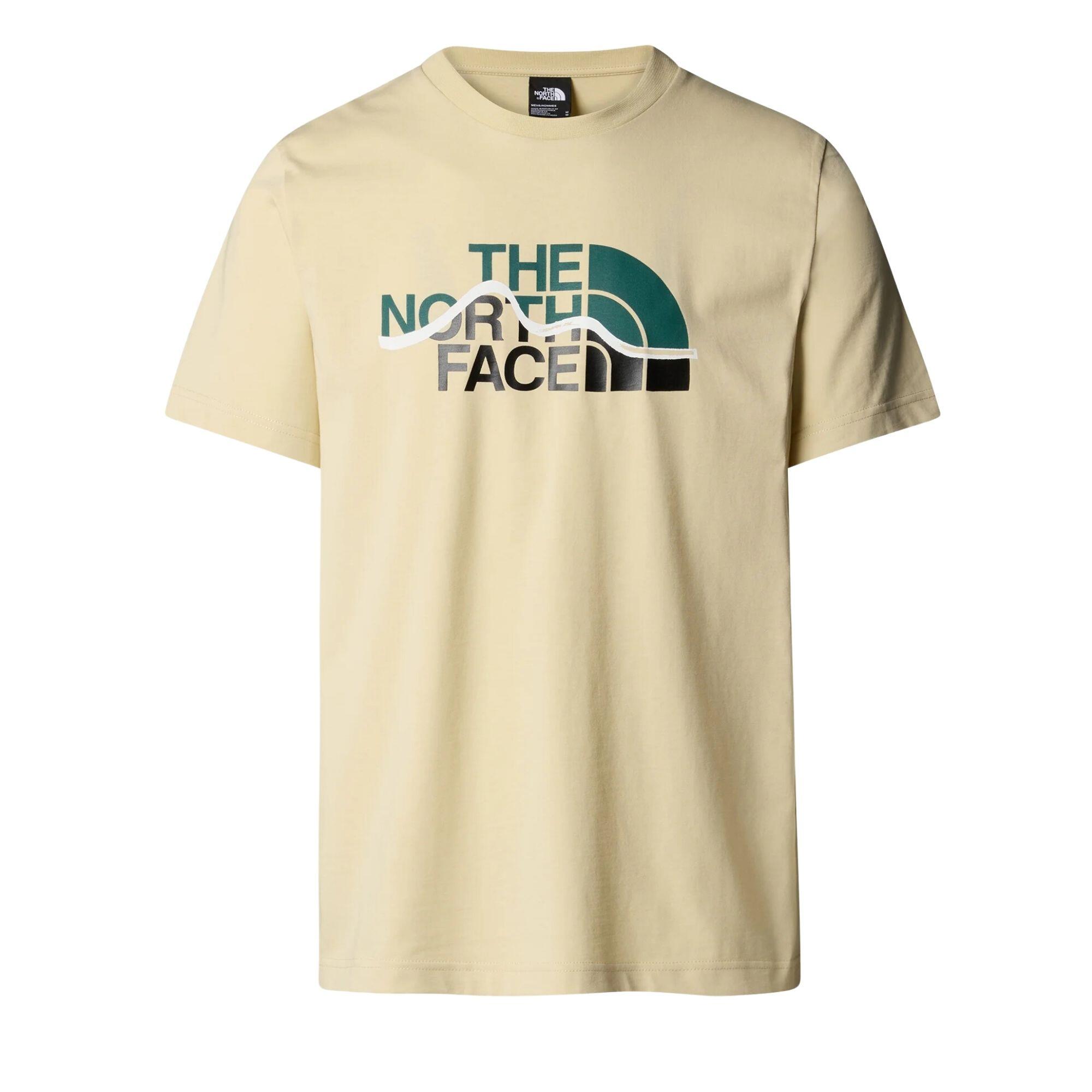 T-shirt Mountain Line Beige - NF0A87NT3X4 3/4