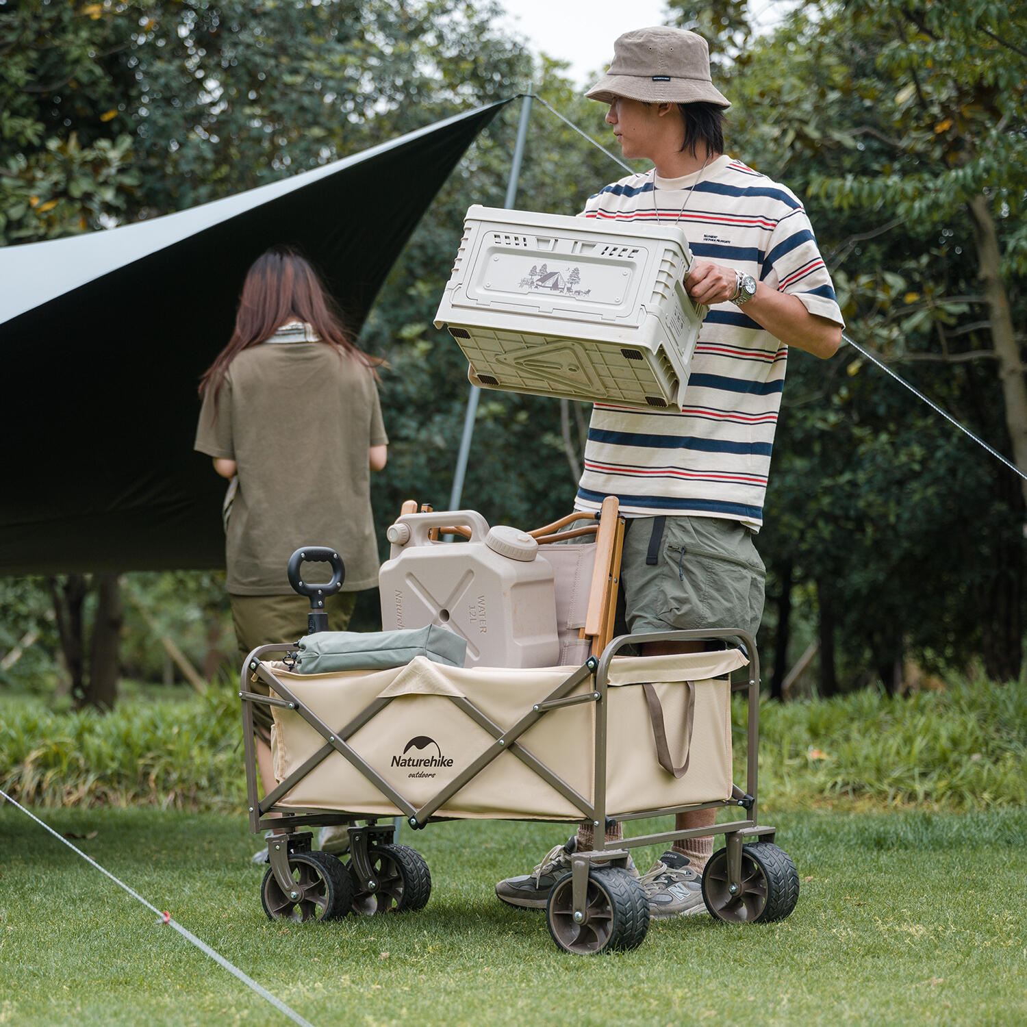 Wózek Turystyczny Naturehike Light With Brakes 90L 5/7