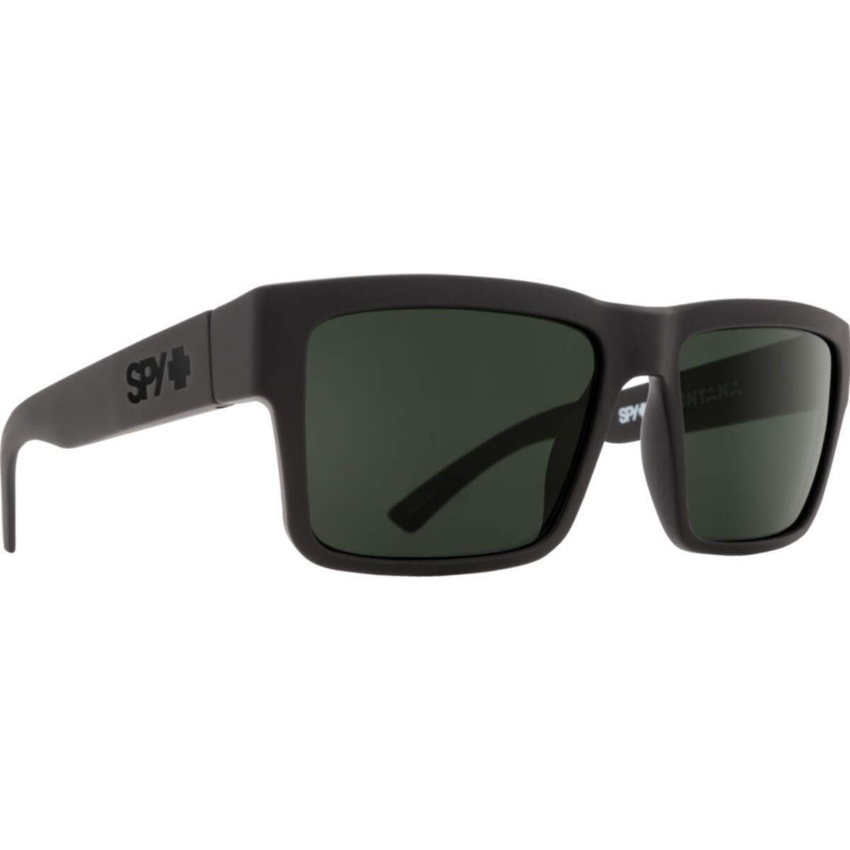 Spy - Montana Soft Matte Black - Happy Gray Green Polar - Lunettes De Soleil - Noir - Taille Unique - Decathlon