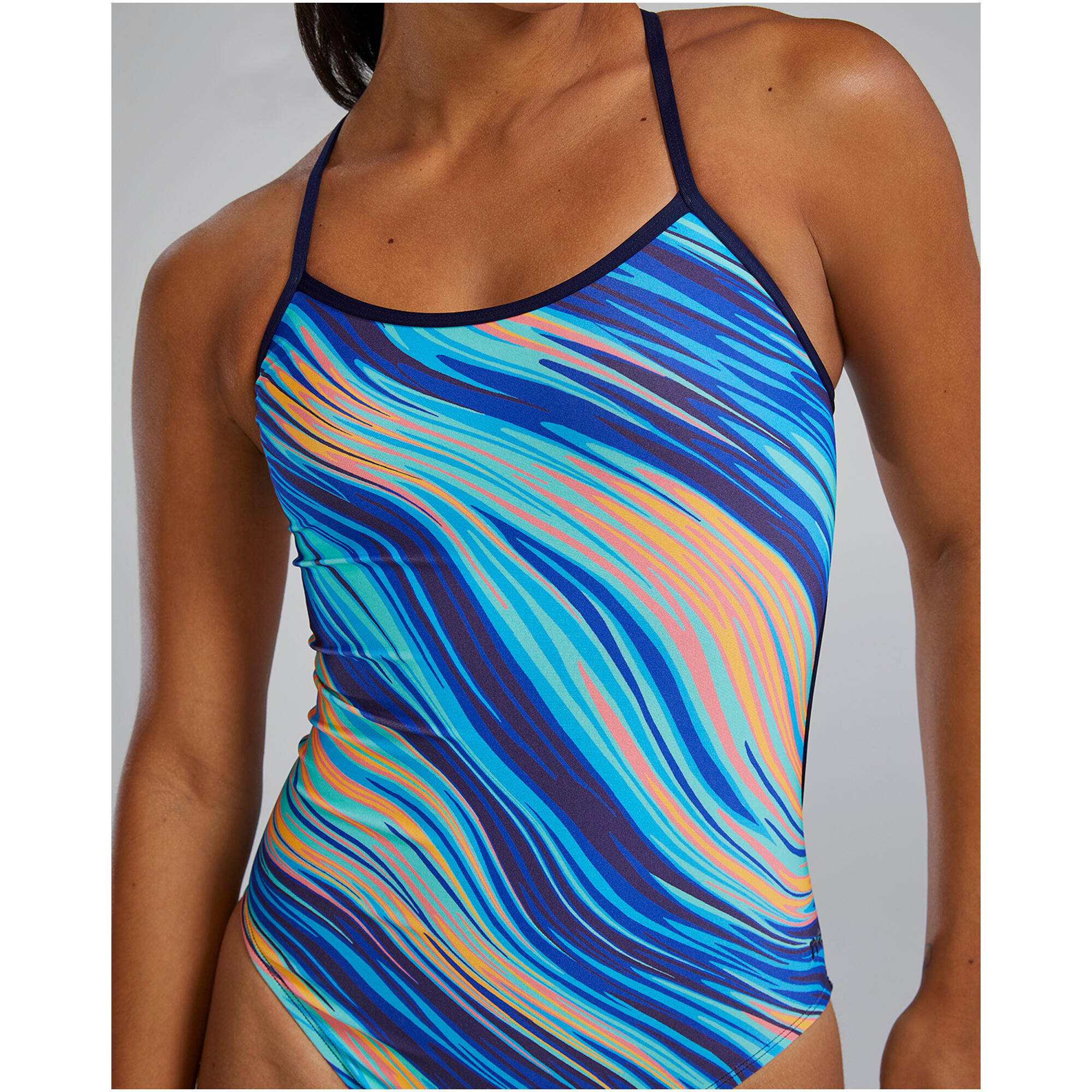 Strój pływacki damski TYR Trinityfit Swimsuit - Riptidal 5/7