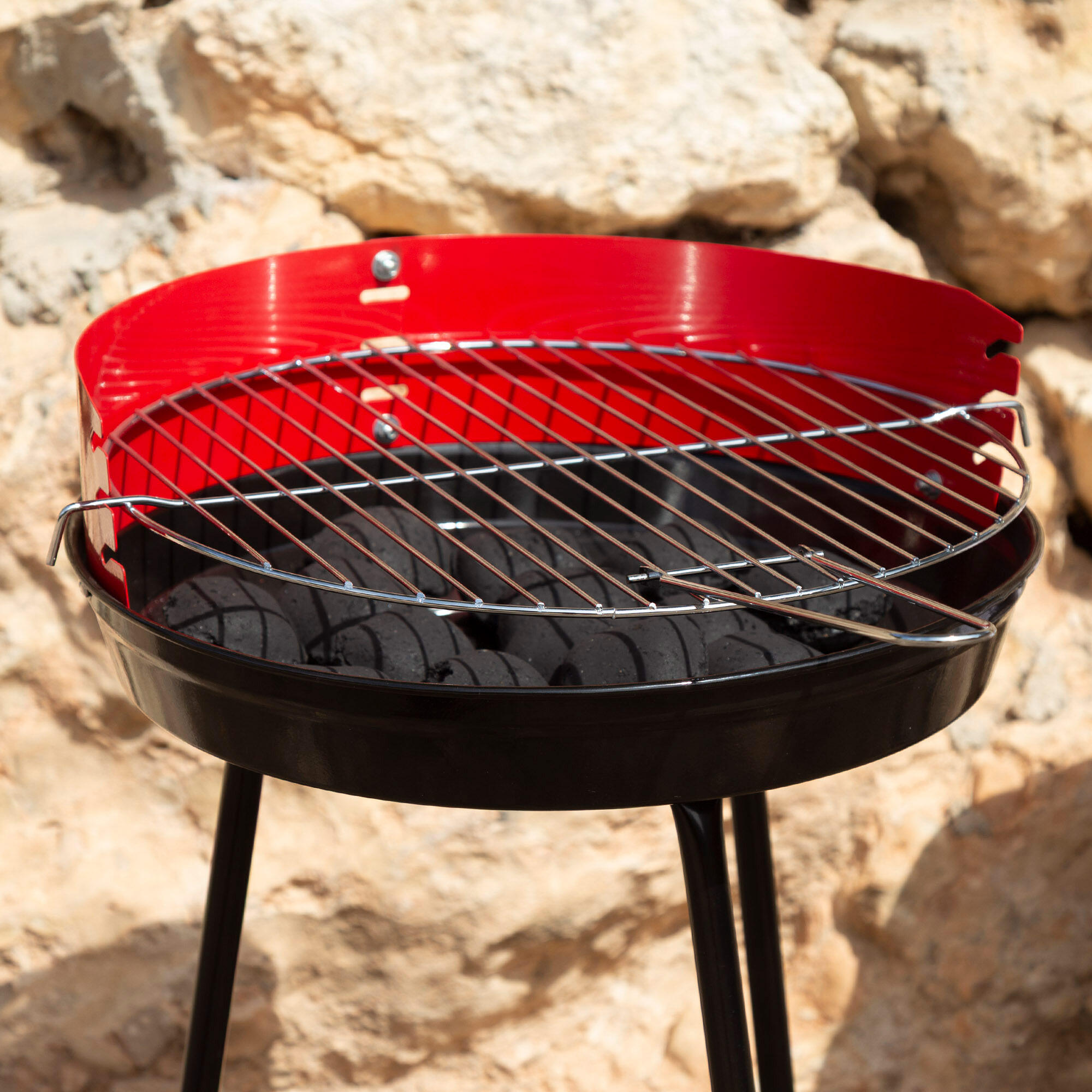 Barbecue rond au charbon de bois de Aktive 7/7