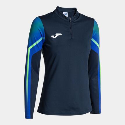 Sudadera Running Mujer Joma Elite XI Amarillo Flúor