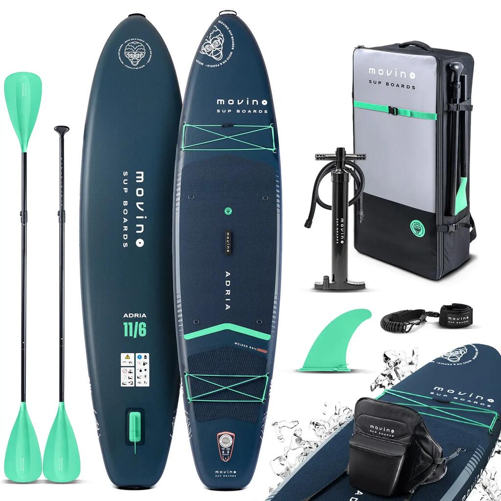 SUP doska MOVINO ADRIA NBM (350 cm) 2v1 Sada zvárané hrany Nosnosť 165kg