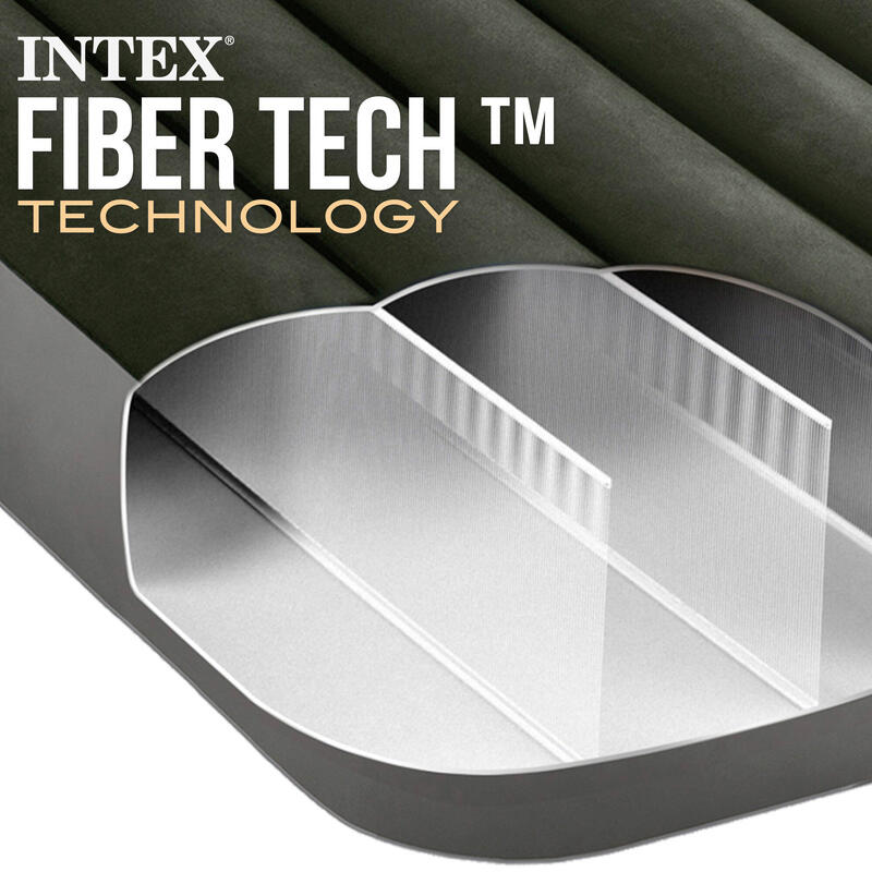 Nafukovací matrace Intex 64763 Dura-Beam Downy Air Mattress QUEEN