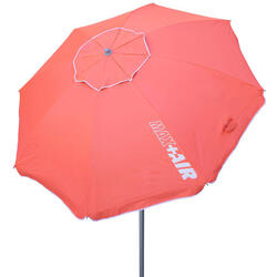 Aktive Parapluie de plage coupe-vent 8 cannes 220 cm corail