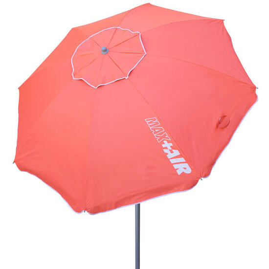 Aktive Parapluie de plage coupe-vent 8 cannes 220 cm corail