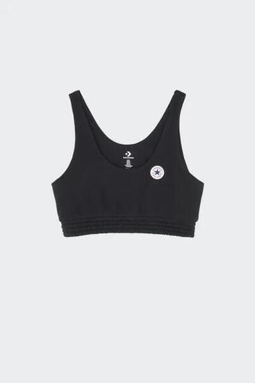 Camisetas Mujer Converse Retro Chuck Taylor Bra To Negro