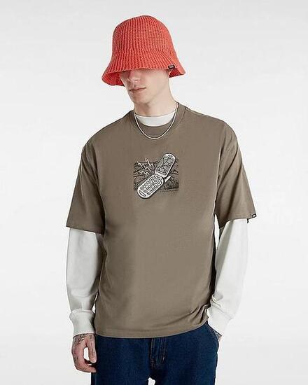 Camiseta de manga corta para Hombre Vans Marrón