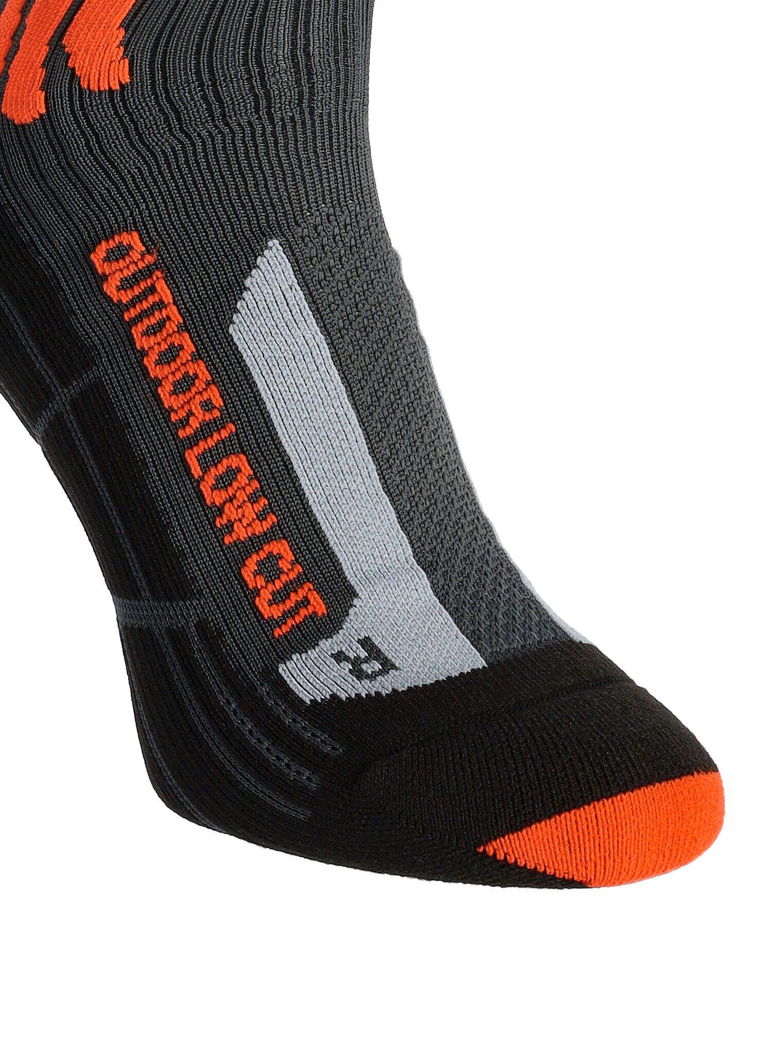 Chaussettes de marche extérieure en polyamide orange taille 39/41 4/4