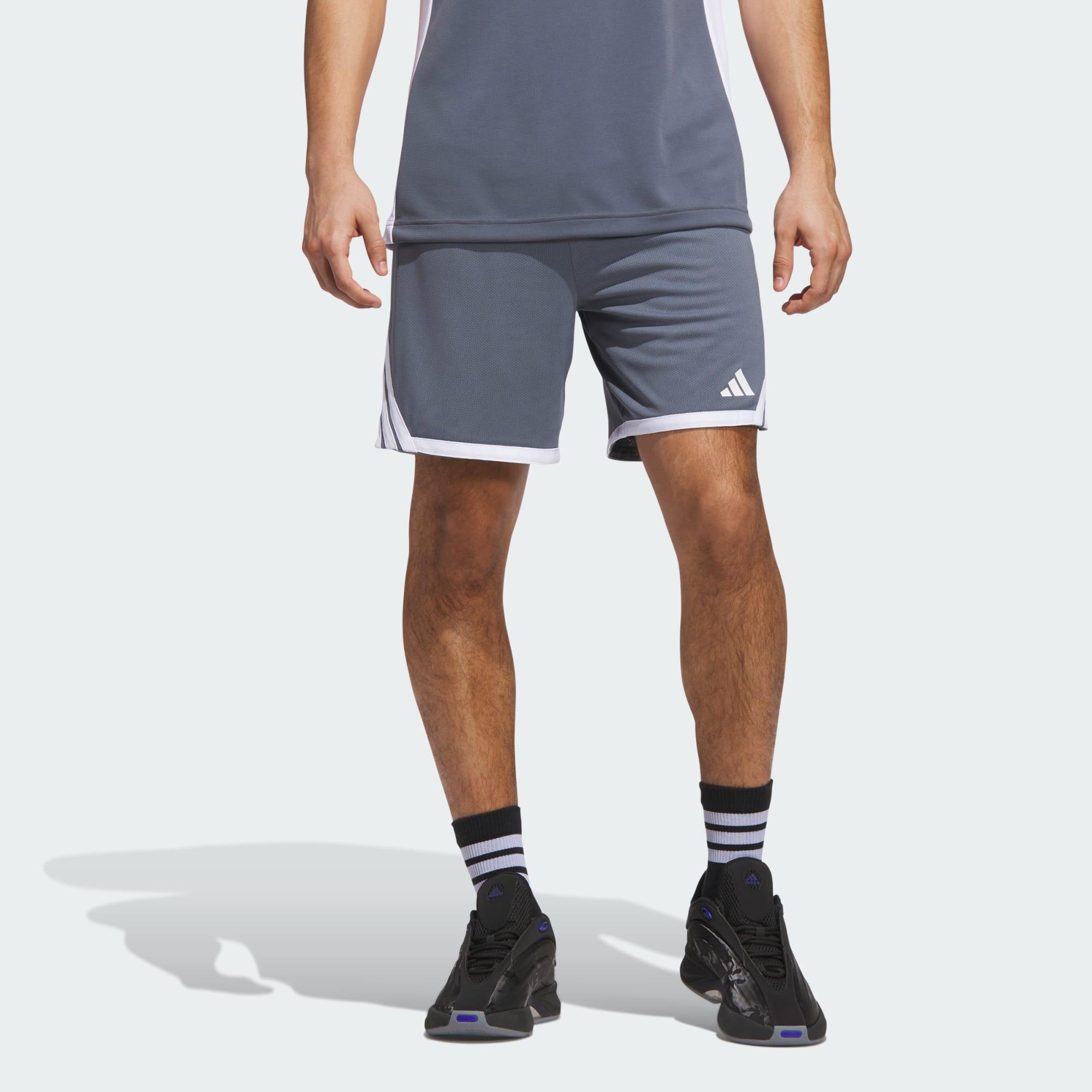 Adidas - Short De Basketball 3g Speed Aeroready - Short - Blanc|gris - Decathlon