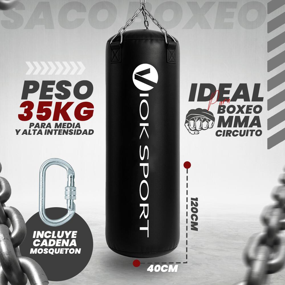 Saco de boxeo 35kg Viok Sport 4/4