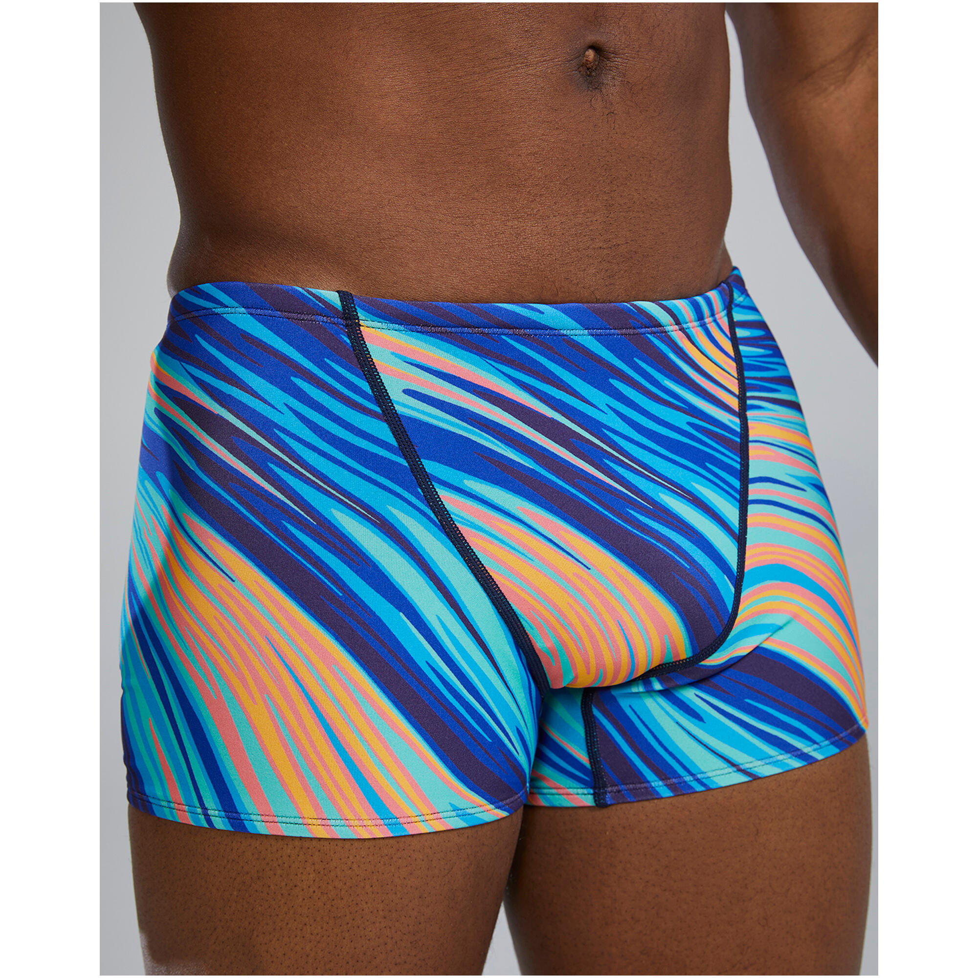 Spodenki pływackie męskie TYR Square Leg Swimsuit - Riptide 6/7