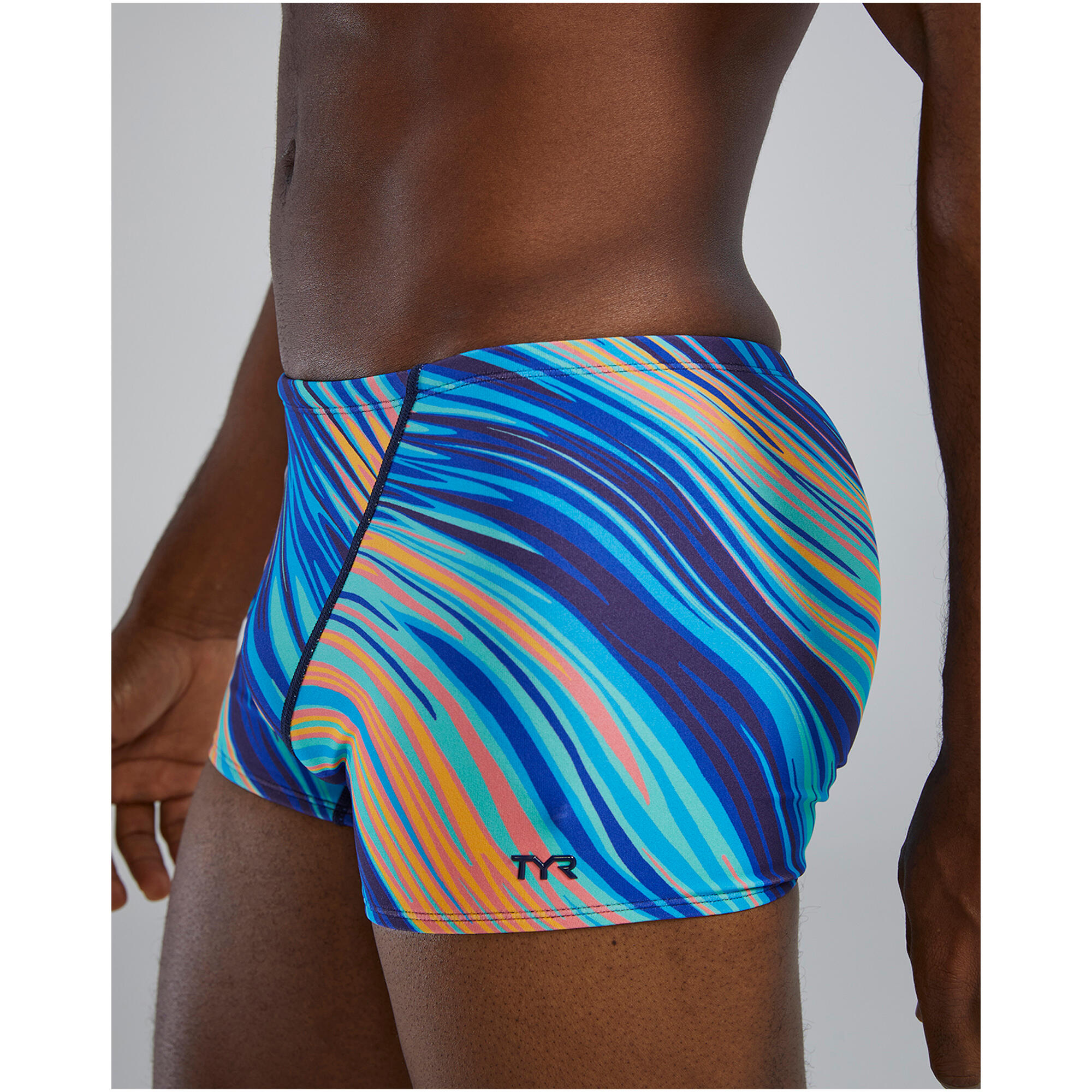 Spodenki pływackie męskie TYR Square Leg Swimsuit - Riptide 5/7