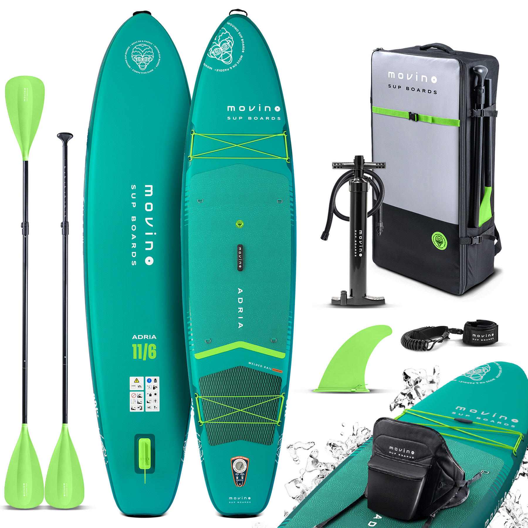 MOVINO SUP-Board Movino Adria 11’6” (350cm) 350 G 9013