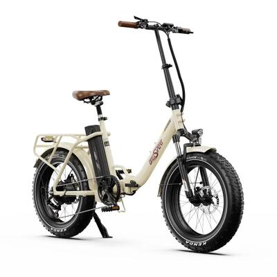 Vouwbare e-bike onesport ot16 max 120km bereik 20×4.0" fatbike banden