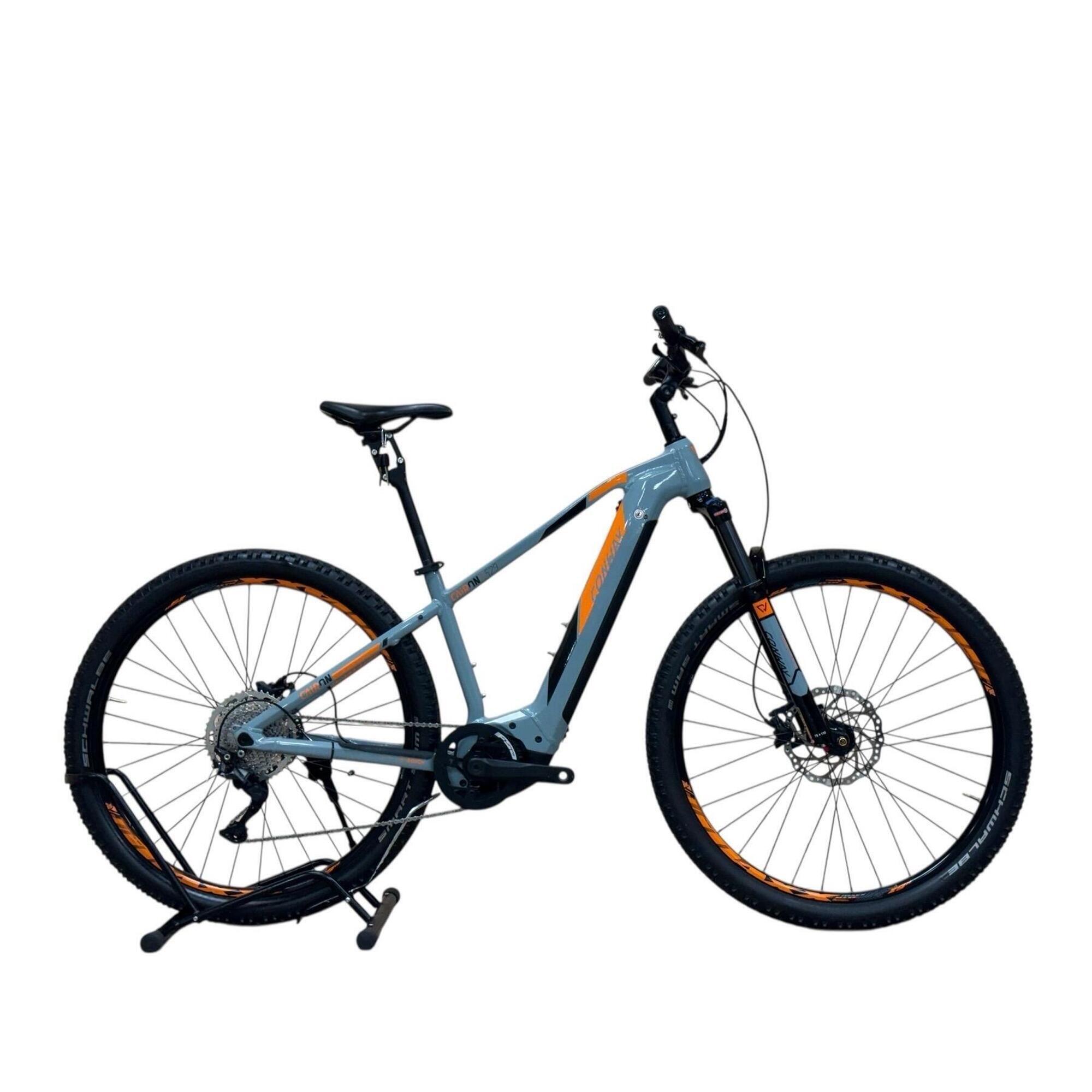 Conway - Reconditionné - Vtt Électrique Conway Cairon S 529 Shimano - Comme Neuf - Vélo Tout Terrain - Gris|noir|orange - Petit - Decathlon