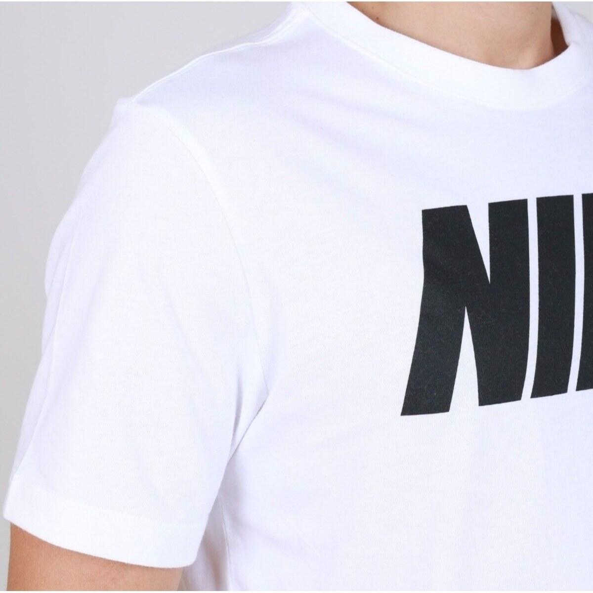 Sportliches Herren-T-Shirt Nike M Nsw Tee Nike Block1 Fs 4/6