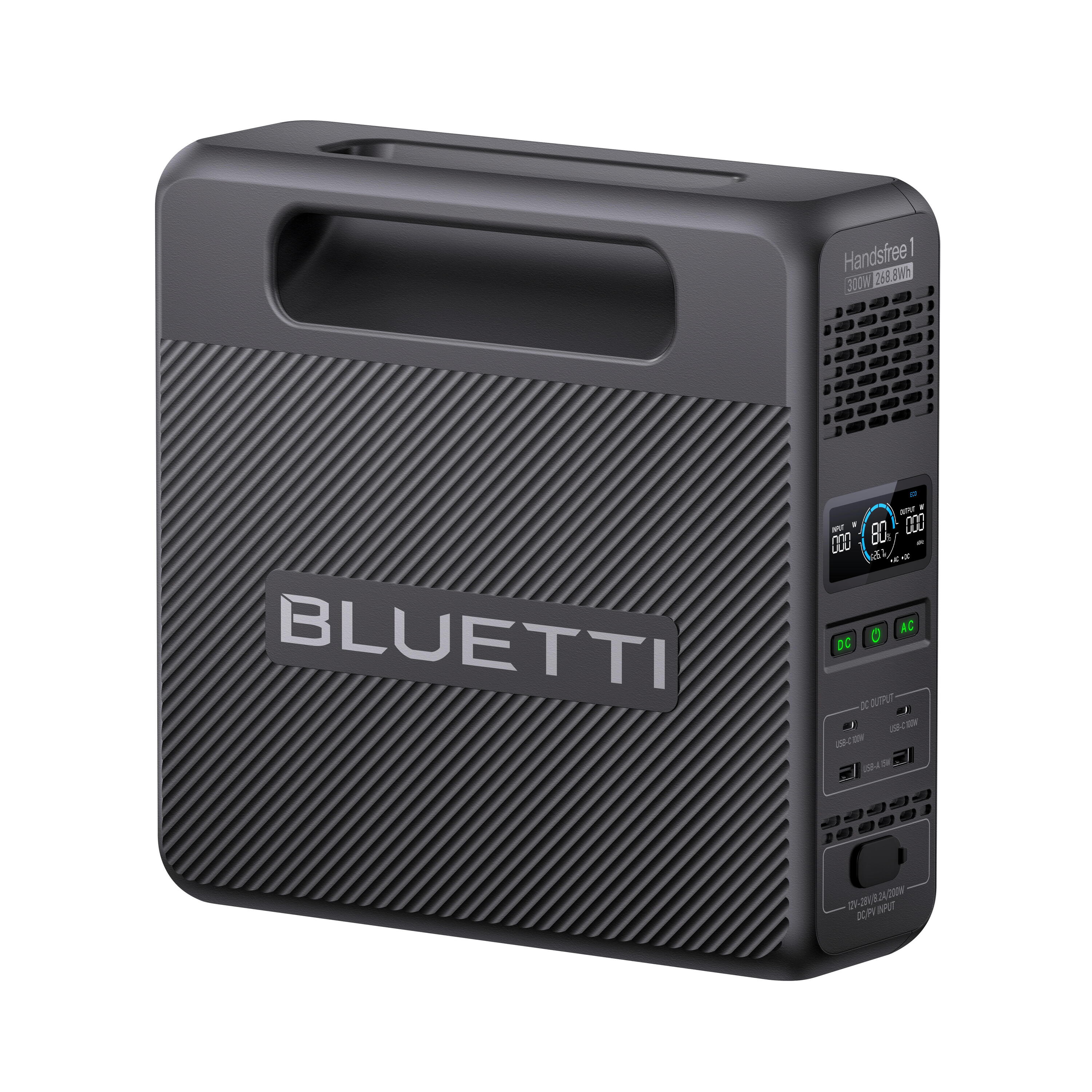 BLUETTI Gerador solar portátil BLUETTI Handsfree1, Bateria 268,8 Wh, 300 W