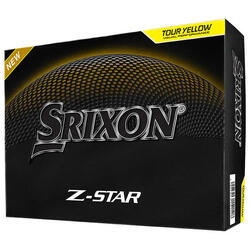 Boîte de 12 Balles de Golf Srixon Z-Star Jaune New