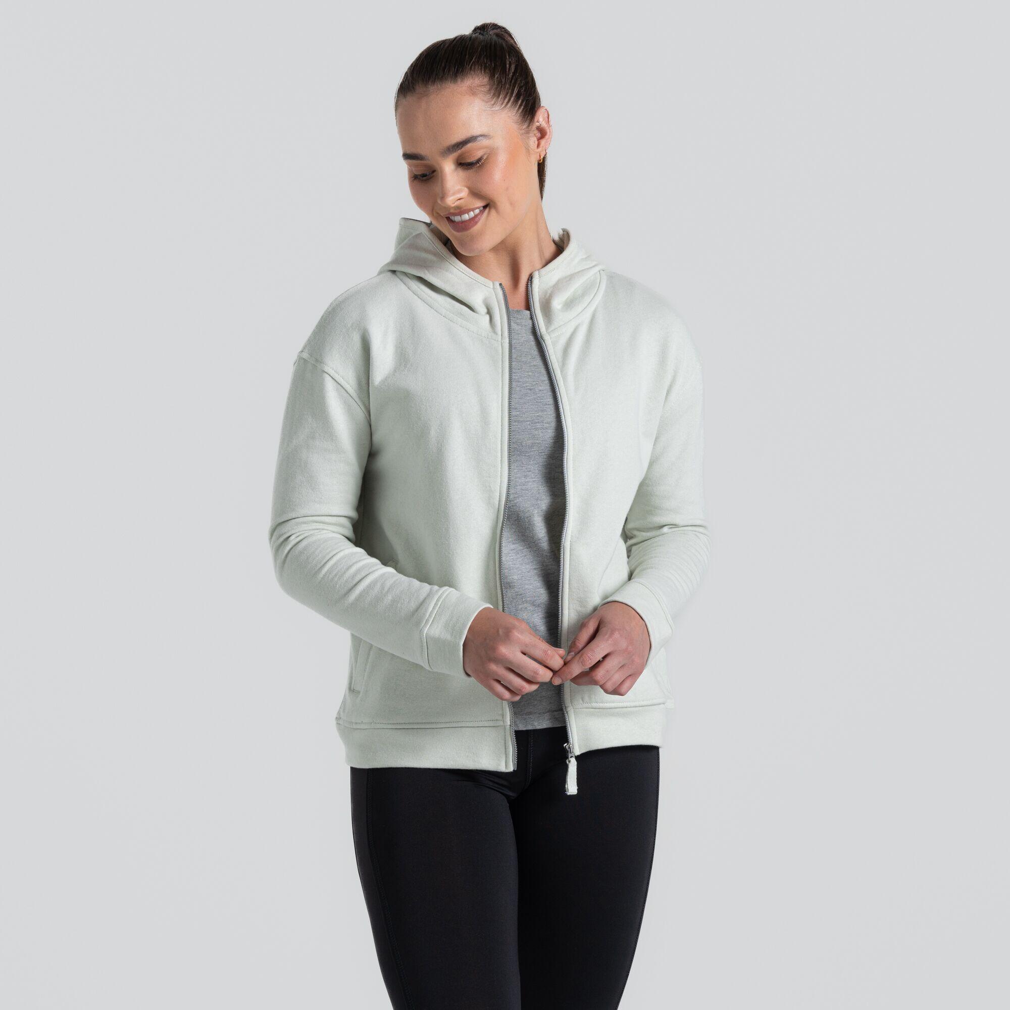 CRAGHOPPERS Craghoppers - Eden Hooded Top Kapuzenpulli mit Kapuze, dove grey